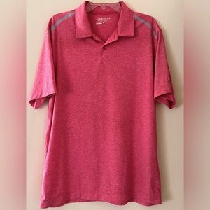 NIKE GOLF Drii-Fit Tour Performance Men’s Pink(?)/Gray Golf Polo  Shirt Size L